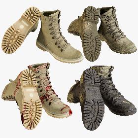 Boots Collection 2 3D model